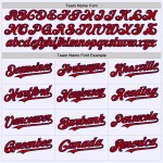 Custom Authentic Baseball Red-Navy Throwback White Mesh Jersey Custom Authentic Baseball Red-Navy Throwback White Mesh Jersey