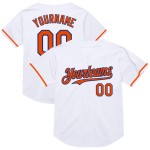 Throwback White Mesh Custom Authentic Baseball Orange-Royal Jersey Throwback White Mesh Custom Authentic Baseball Orange-Royal Jersey