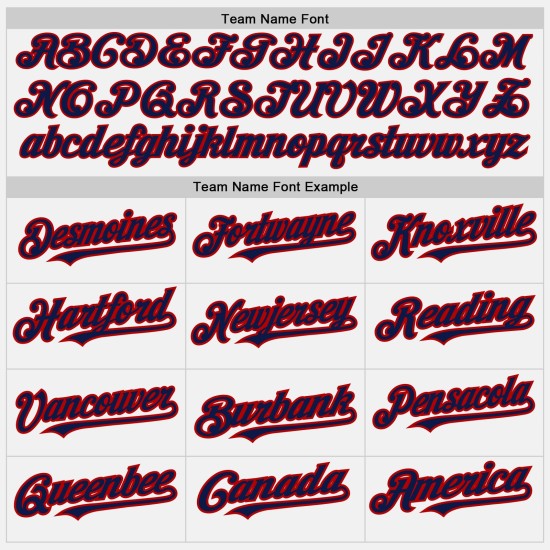Custom (Navy Red Jersey Authentic Navy-Red White Pinstripe) Baseball Custom (Navy Red Jersey Authentic Navy-Red White Pinstripe) Baseball