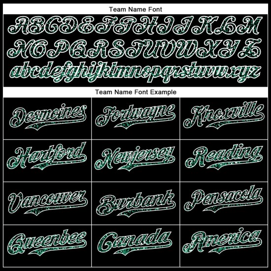 Glittering Green-White Abstract Dot Design Custom 3D Pattern Baseball Black Jersey Kelly Authentic Colorful Glittering Green-White Abstract Dot Design Custom 3D Pattern Baseball Black Jersey Kelly Authentic Colorful