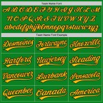 Grass Baseball Custom Authentic Black-Gold Green Jersey Grass Baseball Custom Authentic Black-Gold Green Jersey