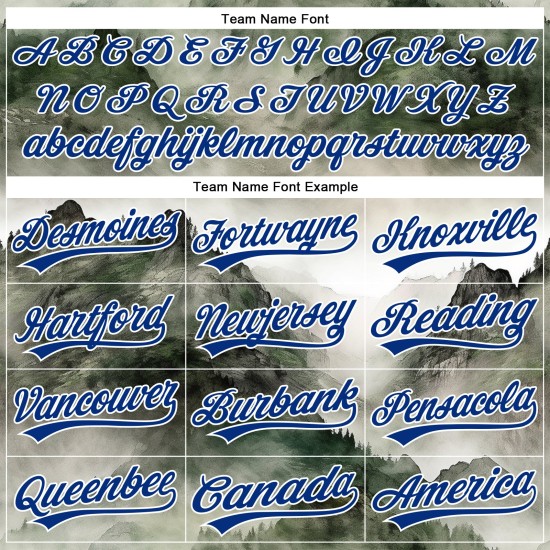 Mountains Authentic Pattern Baseball Custom Design Red-Royal Landscape 3D Jersey White Mountains Authentic Pattern Baseball Custom Design Red-Royal Landscape 3D Jersey White