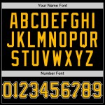 Black Baseball Mesh Authentic Jersey Custom Throwback Gold-White Black Baseball Mesh Authentic Jersey Custom Throwback Gold-White