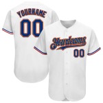 Baseball White Gold-Red Custom Authentic Old Royal Jersey Baseball White Gold-Red Custom Authentic Old Royal Jersey