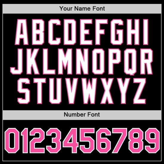 Pattern Star Baseball Gradient Custom Design Twinkle Authentic Style Black 3D Pink-White Jersey Pattern Star Baseball Gradient Custom Design Twinkle Authentic Style Black 3D Pink-White Jersey