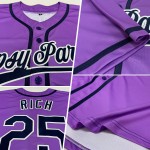 Navy-White Baseball Custom Jersey Purple Authentic Medium Navy-White Baseball Custom Jersey Purple Authentic Medium