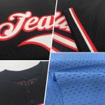 Baseball Authentic Throwback Blue Custom Jersey White-Gray Light Mesh Baseball Authentic Throwback Blue Custom Jersey White-Gray Light Mesh