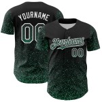 Glittering Green-White Abstract Dot Design Custom 3D Pattern Baseball Black Jersey Kelly Authentic Colorful Glittering Green-White Abstract Dot Design Custom 3D Pattern Baseball Black Jersey Kelly Authentic Colorful