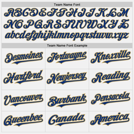 Jersey White Baseball (Royal Gold Old Authentic Gold-Royal Pinstripe) Custom Old Jersey White Baseball (Royal Gold Old Authentic Gold-Royal Pinstripe) Custom Old