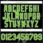 3D Neon Authentic Lightning Baseball Pattern Black Custom Green-White Jersey Design 3D Neon Authentic Lightning Baseball Pattern Black Custom Green-White Jersey Design