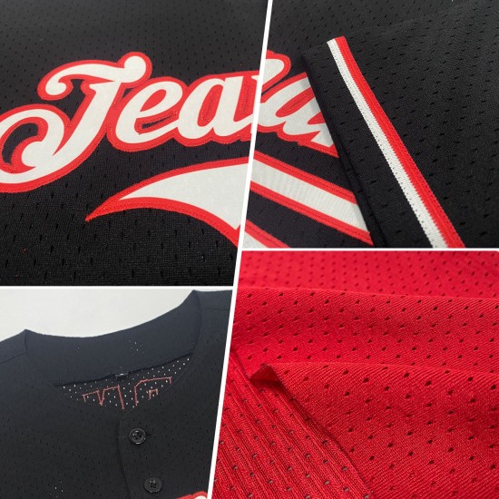 Custom Royal-White Throwback Baseball Mesh Red Authentic Jersey Custom Royal-White Throwback Baseball Mesh Red Authentic Jersey